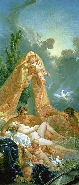 Francois Boucher Mars et Venus Spain oil painting art
